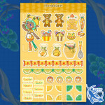 Elfidia Honéclair Bujo/Planner Deco Stickers