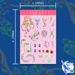 Elfidia Petalberry Bujo/Planner Deco Stickers