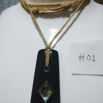 black stone aquaman style pendant