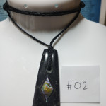 black stone aquaman style pendant